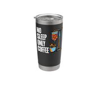 Coffee Addict No Sleep Only Coffee IV Drips Bicchiere termico in acciaio inox doppia parete