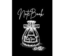 Coffee Aesthetic Composition NoteBook for girls: 100 College Ruled Pages, 8.5 x 11 Large Journal with Aesthetic Hand-Drawn Coffee Bean Sketch Cover ... and Coffee Addicts. for Coffee Lovers