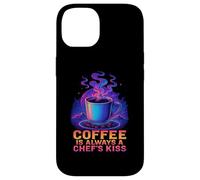 Coffee Always A Chef's Kiss Meme Custodia per iPhone 14