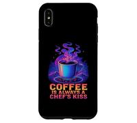 Coffee Always A Chef's Kiss Meme Custodia per iPhone XS Max