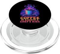 Coffee Always A Chef's Kiss Meme PopSockets PopGrip per MagSafe