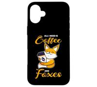 Coffee And Foxes Caffè E Volpi Custodia per iPhone 16 Plus