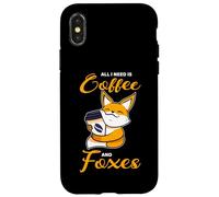 Coffee And Foxes Caffè E Volpi Custodia per iPhone X/XS