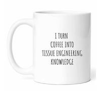 Coffee And Tissue Engineering Tazza Colazione Con Manico Tazza Resistente Mug Per Tè Cucina Latte Casa 330Ml