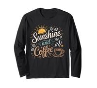 Coffee Beach Repeat Estate Hawaii Sole e caffè Maglia a Manica