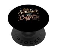 Coffee Beach Repeat Estate Hawaii Sole e caffè PopSockets PopGrip Adesivo