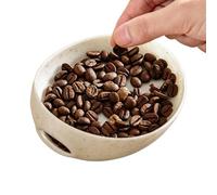 Coffee Bean Measuring Cup,Weighing Measuring Display Tray | Coffee Bean Display Dish | for Kitchen Brewing Espresso Machine Counter Home Cafe