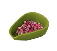 Coffee Bean Weighing Bowl, Multi-Purpose Scoop, 4.13 x 2.95 x 1.38 Inches Precise Coffee Measuring Container with Handle, Accessories for and Home Brewing Use