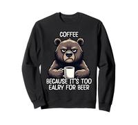 Coffee Because It's Too Early for Wine Felpa