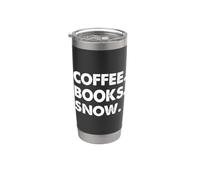 Coffee Books Snow Bicchiere termico in acciaio inox doppia parete