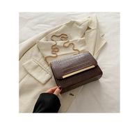 (Coffee)Borsa a tracolla unica stile vintage da donna chic materiale pu morbido taglia media disponibile in piÃ¹ colori