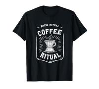 Coffee Brew Ritual Rituale Caffe pour Over Maglietta