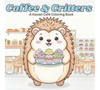 Coffee & Critters: A Kawaii Café Coloring Book