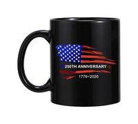 Coffee Cup, American Flag Mug, Patriotic Coffee Mug, 350ml Ceramic 250th Commemorative, 250th America Mugs Drinking Cup For Soldier Adults Family Tea Water Milk Celebration Party Gatherings
