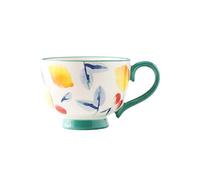Coffee Cup Hand-painted Breakfast Cup Large Capacity Mug 16.9 Oz Water Cup can be Used to Drink Coffee Milk and Juice Suitable for Office school and Home Coffee Mugs (Color : E) (C)