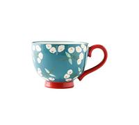 Coffee Cup Hand-painted Breakfast Cup Large Capacity Mug 16.9 Oz Water Cup can be Used to Drink Coffee Milk and Juice Suitable for Office school and Home Coffee Mugs (Color : E) (D)
