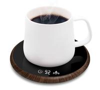 Coffee Cup Heater, Electric Intelligent Drink Cup Warmer with Touch Tech & LED Backlight, Coffee Mug, Milk Cup Warmer with Two Temperature Settings