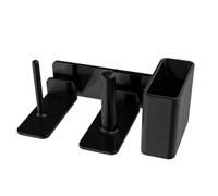 Coffee Cup & Lid Holder, Straw Dispenser Stand, Cup Lid Storage Rack, Side Mount Design and Space Saving Use, Multi-Slot Layout, Easy Access for Break Room Gym Restaurant Wedding