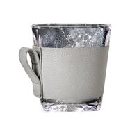 Coffee Cup Sleeves- 5.51 Inch Reusable Drink Holder | Pu Leather Heat-Resistant Coffee Mug Protector - Insulated Anti Slip Cup Sleeve for Coffees Milk Tea and Glass Mugs During Travel Camping