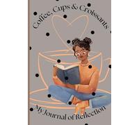 Coffee, Cups, & Croissants: For Thoughts, Memories, and To-Do’s | A Blank Page Reflection Journal