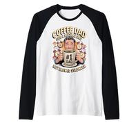 Coffee Dad Like a Regular Dad But Brewed Stronger Maglia con Maniche Raglan