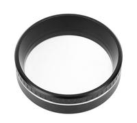 Coffee Dosing Funnel with Snap - On | Splash Guard Design for Coffee Machine Portafilter | Aluminum Alloy Dosing Ring for Barista/Home Use | Black (54MM)