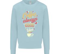 Coffee È Sempre Una Buona Idea Divertente Uomo Felpa Maglione