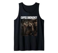 Coffee Emergency Macchina da caffè Amante degli Animali Canotta