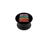 Coffee Feelings Social Work PopSockets PopGrip Adesivo