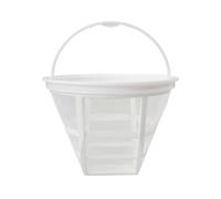 Coffee Filter Basket - PP, Mesh Filter Reusable Strainer High Filtration | Easy-Handle Design Eco-Friendly Brewing Solution, Coffee Maker Filters For Home Kitchen, Café Brewing, Tea Preparation