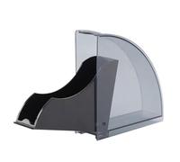 Coffee Filter Holder - 4.45 Inch Coffee Paper Organizer | Acrylic Storage Rack - Compact Modern Holder for Storing Filter Papers Neatly in Kitchens Cafes Bars or Coffe Stations for Quick Brewing Acces