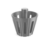 Coffee Filter Paper Assistant For B75 Coffee Filter Cup Drip-Style Coffee Funnel Filter Flat Bottom Drip Filter Cup(Gray)