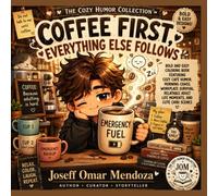 Coffee First, Everything Else Later: Bold and Easy Coffee Coloring Book for Adults Featuring Cozy Café Humor, Funny Morning Chaos, Chibi Characters, Stress Relief & Relatable Life Moments