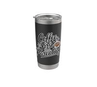 Coffee First Then Parenting Bicchiere termico in acciaio inox doppia parete
