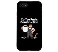 Coffee Fuels Construction Funny Worker Design Custodia per iPhone SE (2020) / 7/8