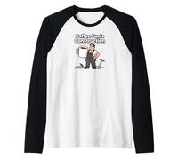 Coffee Fuels Construction Funny Worker Design Maglia con Maniche Raglan