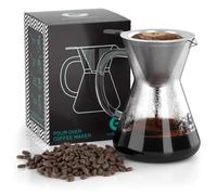 Coffee Gator Caffettiera a becco versatore Vetro borosilicato ad alto calore da