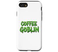 Coffee Goblin Java Brew Espresso caldo freddo Latte Chicchi di caffè Custodia per iPhone SE (2020) / 7/8