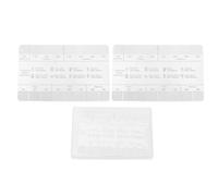 Coffee Grind Size Measuring Tool | Stainless Steel Ground Coarseness Reference Ruler | Grind Gauge for Concentrated Coffee/French Press/Pour Over | 16 Types, 200-1700μm Range