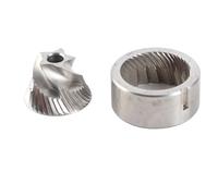 Coffee Grinder Disc Grinding Core Kit, Conical Burr Replacement with Pointed Cutting Edges, 420 Stainless Steel Coffee Grinding Burr for Espresso and Pour Over Brewers (Cono Cinque Stelle)