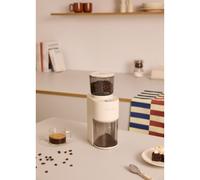 COFFEE GRINDER STUDIO PRO - Macinacaffè Con Contenitore E 38 Livelli Di Macinatura Bianco Sporco