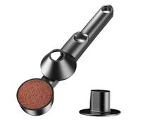 Coffee Ground Scoop Tool, Precision Reusable Standing Design for Sliding Measurement, Adjustable Portion Control for Protein Powder Water Tea Drinks, Compact Kitchen Apartment Cafe Accessory