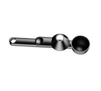Coffee Grounds Scoop, Precision Reusable Standing, Sliding Tool for Ground Beans, Metal Measuring Accessory with Grip, Kitchen Style with Holder, Home Accessories for Protein and Powder Drinks