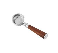 Coffee Handle, Compatibile con la macchina da caffè Barsetto di seconda generazione/Maxim in acciaio inossidabile con manico senza fondo, accessorio da 58 mm(Red Rosewood F type)