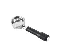 Coffee Handle, Compatibile con la macchina da caffè Barsetto di seconda generazione/Maxim in acciaio inossidabile con manico senza fondo, accessorio da 58 mm(ABS black)