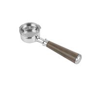 Coffee Handle, Compatibile con la macchina da caffè Barsetto di seconda generazione/Maxim in acciaio inossidabile con manico senza fondo, accessorio da 58 mm(Black rosewood)
