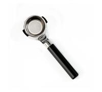 Coffee Handle, Compatibile con la maniglia della macchina da caffè senza fondo piatta nera MisChief Prank for E61(Micro sieve powderbo)