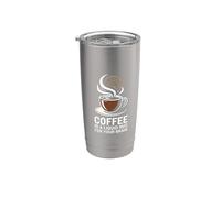 Coffee Is A Liquid Hug For Your Brain Caffeina - Bicchiere termico in acciaio inox doppia parete
