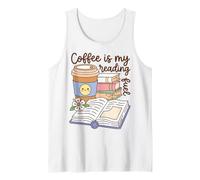 Coffee Is My Reading Fuel Book Lover Bookworm Reader Canotta