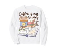 Coffee Is My Reading Fuel Book Lover Bookworm Reader Felpa